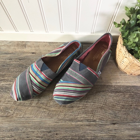 Toms Shoes - Toms | Striped Slip On Shoes